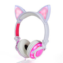 Load image into Gallery viewer, Adorable Glowing Cat Ears Headphones - allaboutkidsstuff.com