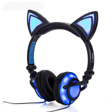 Load image into Gallery viewer, Adorable Glowing Cat Ears Headphones - allaboutkidsstuff.com