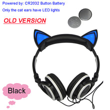 Load image into Gallery viewer, Adorable Glowing Cat Ears Headphones - allaboutkidsstuff.com