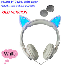 Load image into Gallery viewer, Adorable Glowing Cat Ears Headphones - allaboutkidsstuff.com
