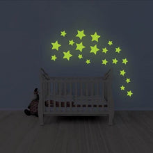 Load image into Gallery viewer, Kids Luminous Glow In The Dark Stars Stickers - allaboutkidsstuff.com