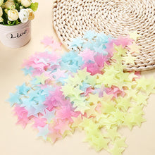 Load image into Gallery viewer, Kids Luminous Glow In The Dark Stars Stickers - allaboutkidsstuff.com
